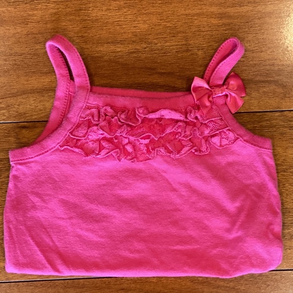 Garanimals Camisole Spaghetti Strap Baby One Piece Size 3-6 Months Pink - Picture 6 of 6